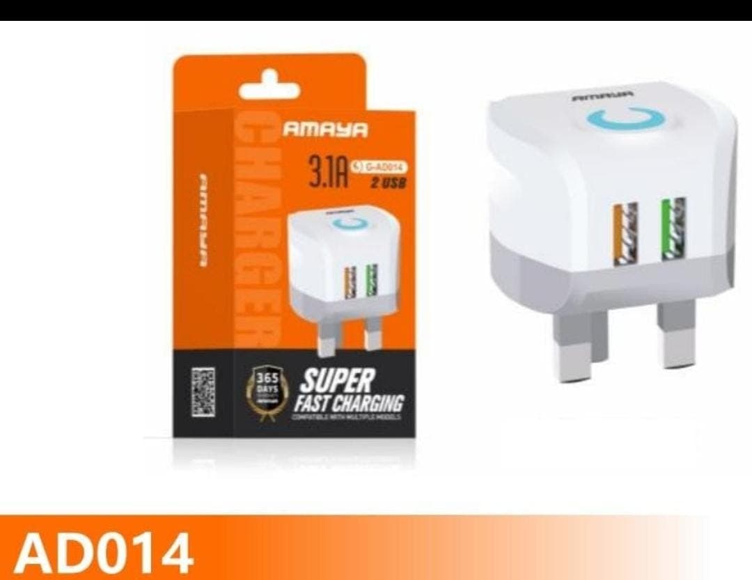 AMAYA 3.1A Dual USB Charger AD014