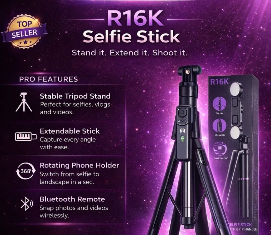 R16K Selfie Stick Tripod